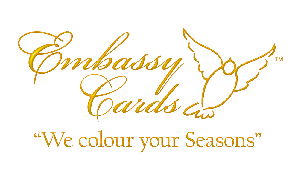 EMBASSY CARDS LOGO gold